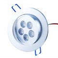 LED Down Lamp 5W 450-500Lm Warm White(100-240V,Silver)